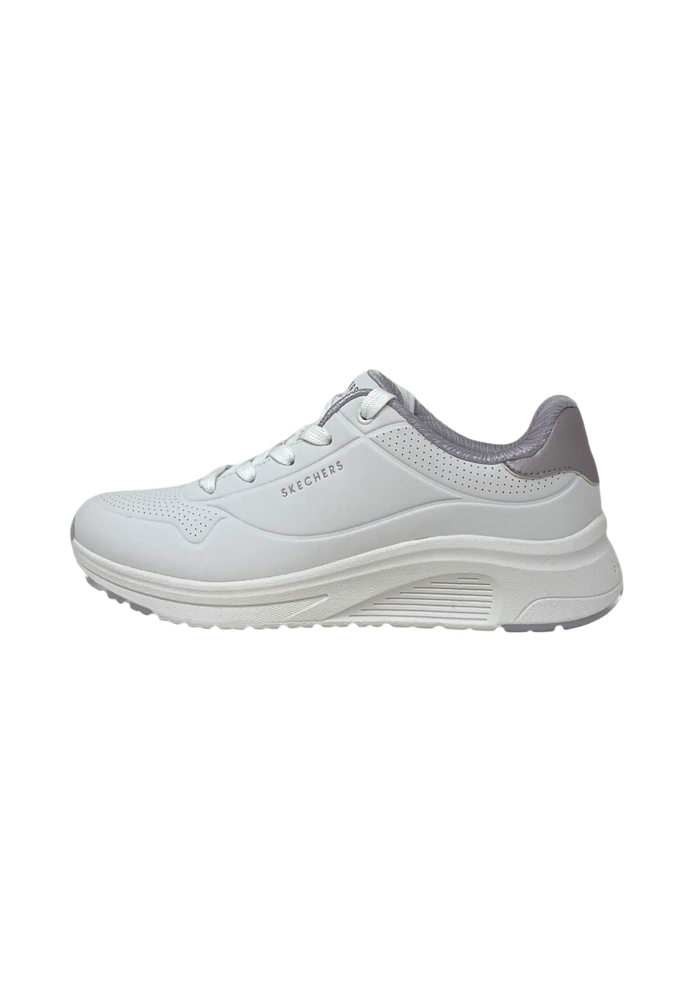 SKECHERS Matalavartiset tennarit 'UNO LITE 2' antrasiitti / tummanharmaa / offwhite