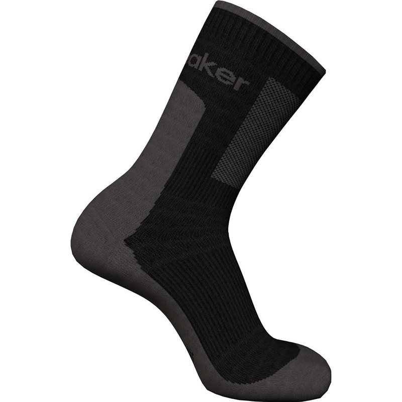 Icebreaker M Mer Hike+ Medium Crew Black/Obsidian - L