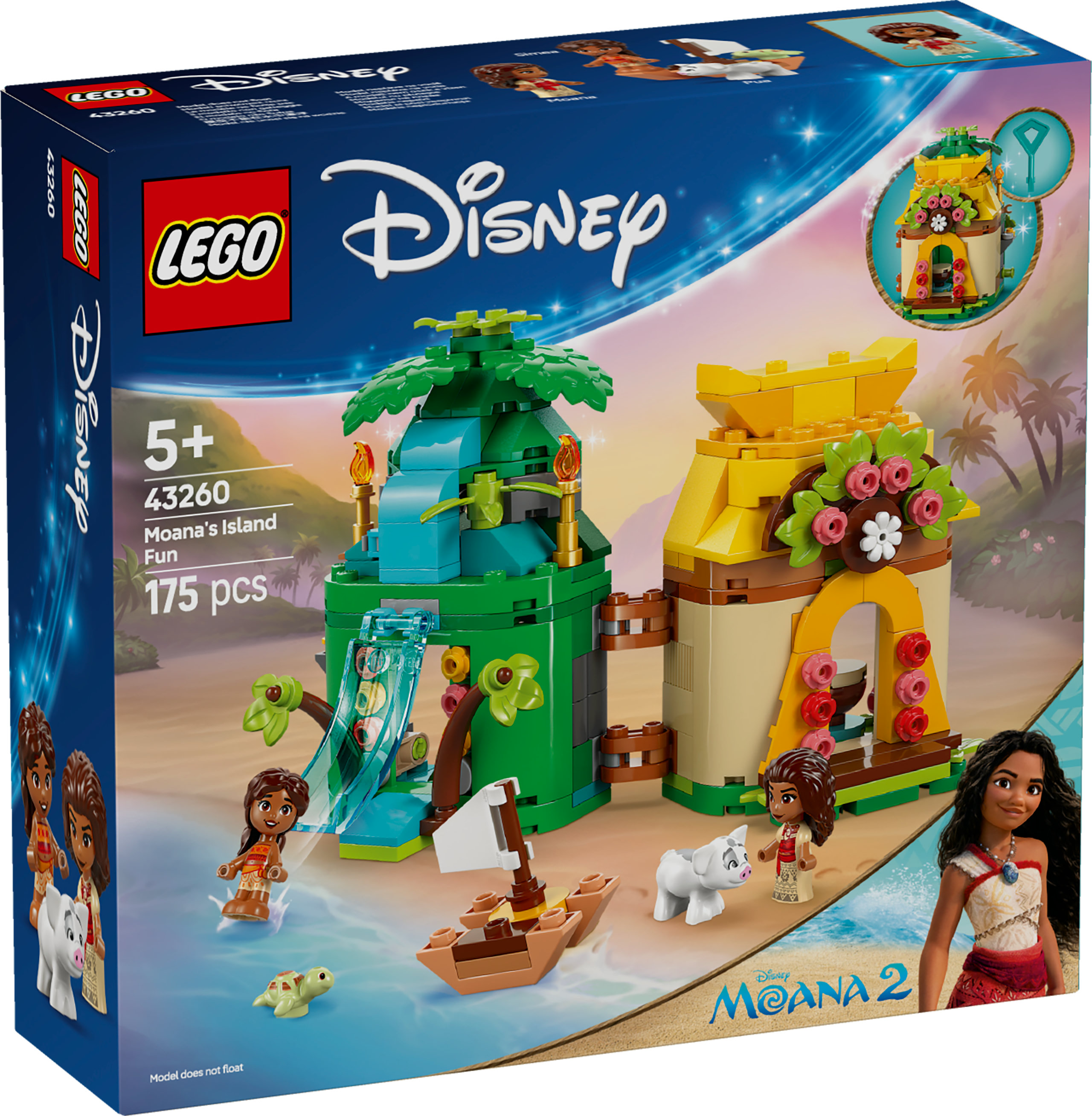 LEGO Disney 43260 Vaianan hauskat saaripuuhat