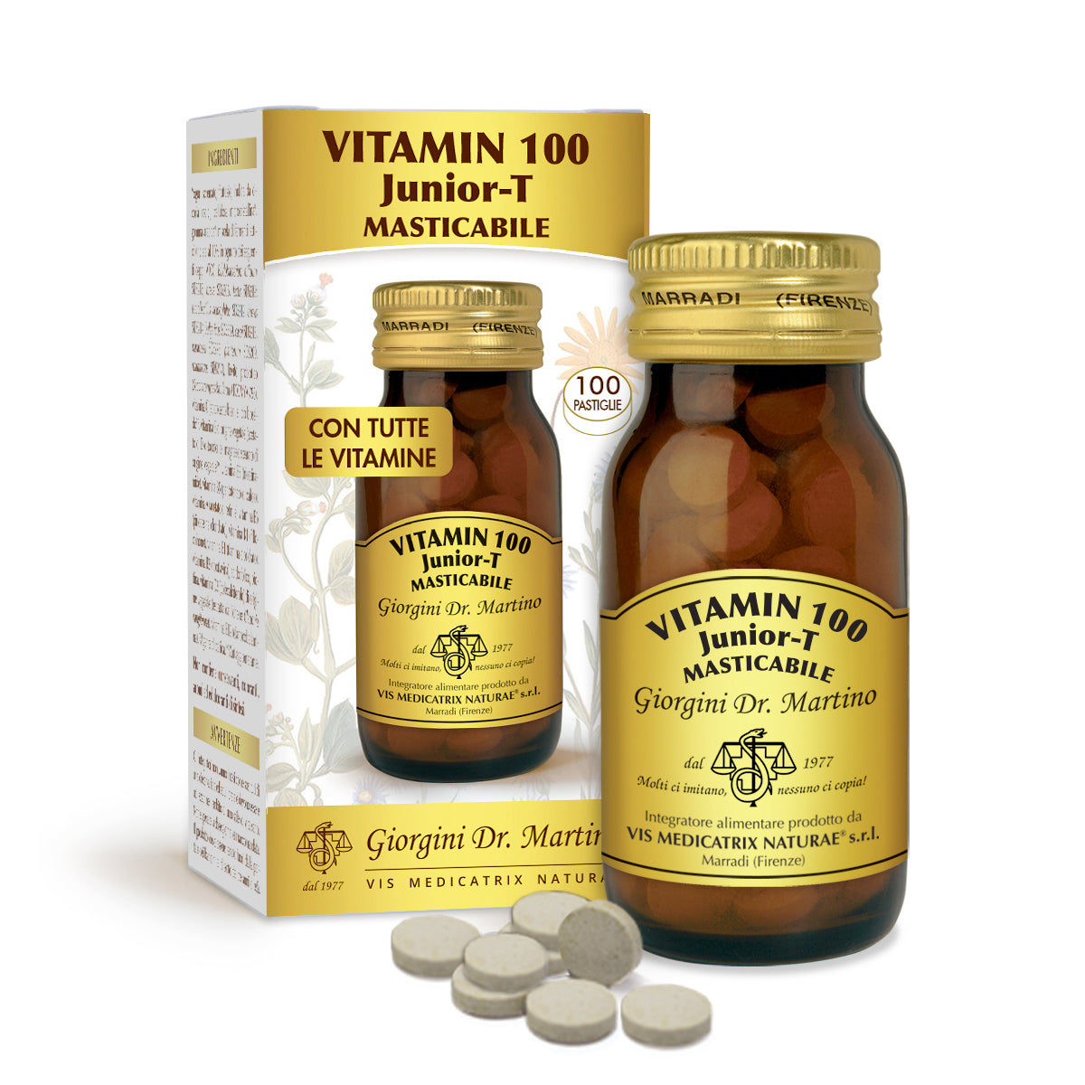 Dr Giorgini Vitamin 100 Junior Masticabile 50g — Integratore