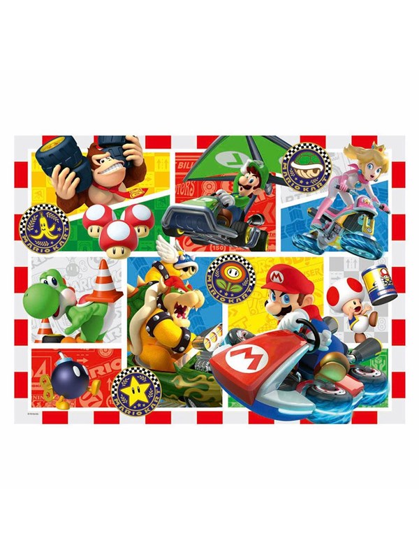 Ravensburger Jigsaw puzzle XXL Mario Kart 150 pieces. Lattia