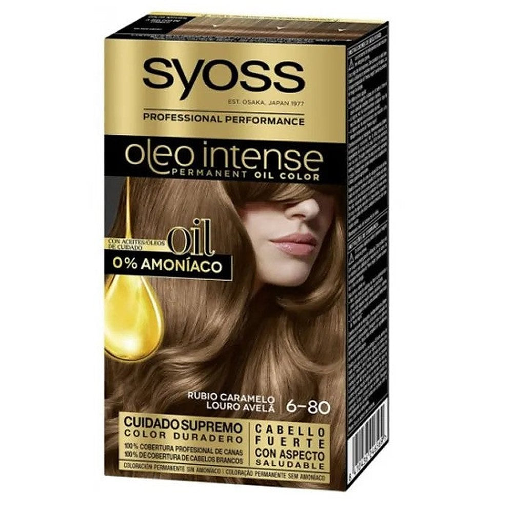 Syoss Intensiivinen pysyvä väri Oleo 6-80 Caramel Blonde