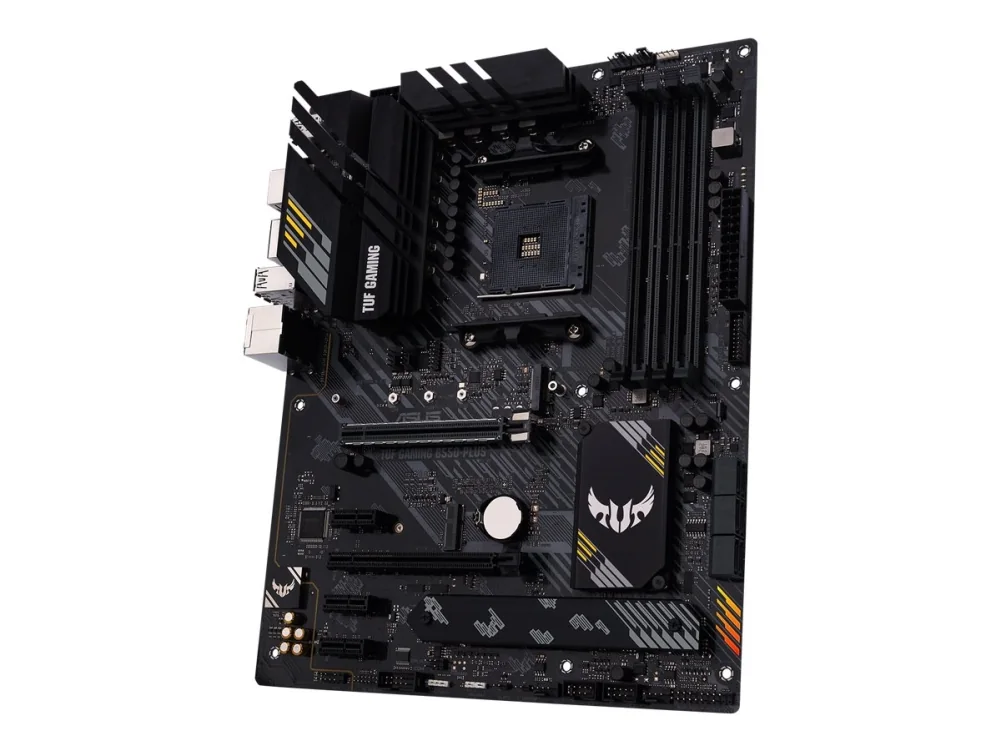 ASUS TUF GAMING B550-PLUS - Emolevy - ATX - Socket AM4 - AMD B550 Chipset - USB-C Gen2, USB 3.2 Gen 1, USB 3.2 Gen 2 - 2.5 Gigabit LAN - sisäinen grafiikka (CPU tarvitaan) - HD Audio (8-kanavainen)