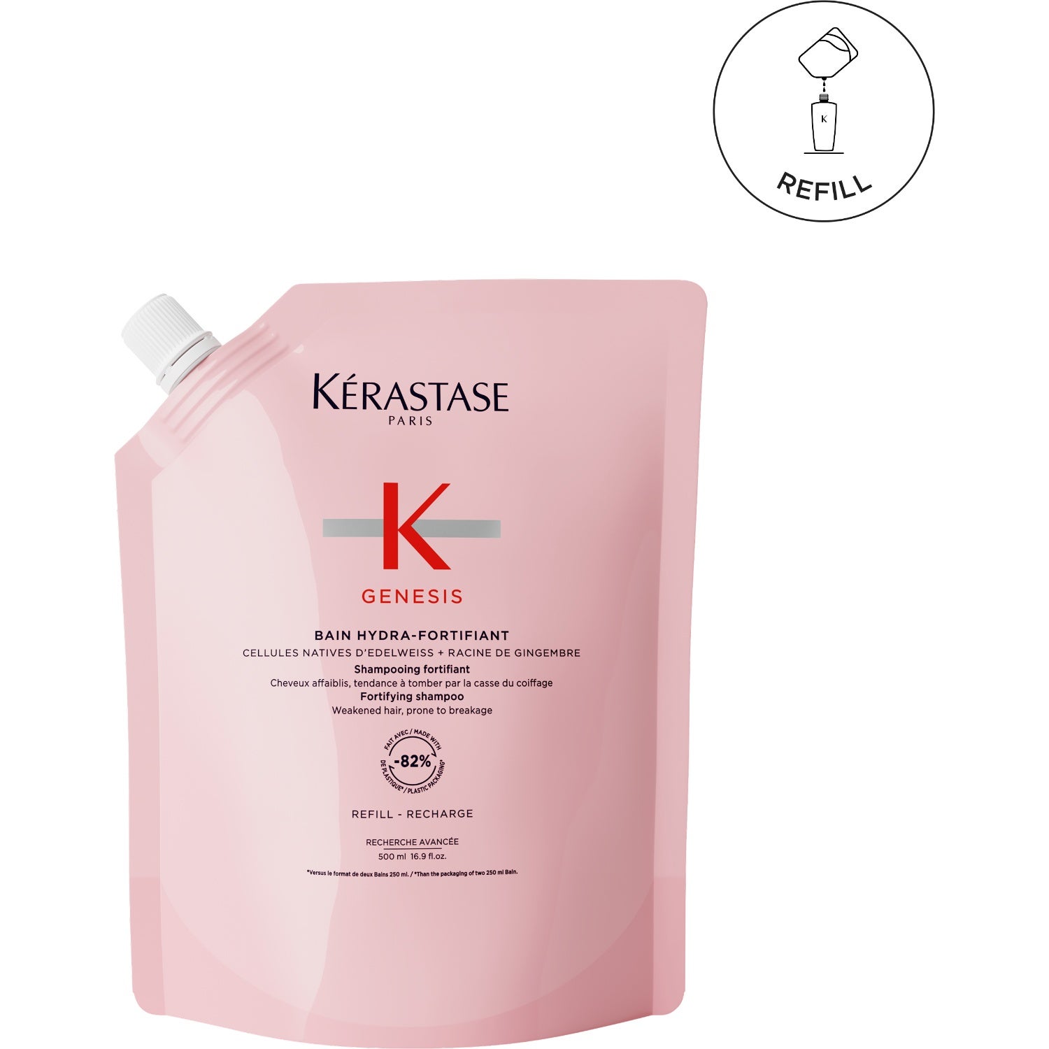 Kérastase Genesis Bain Hydra-Fortifiant Shampoo Refill - 500 ml
