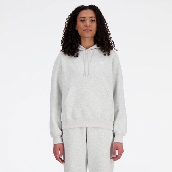 New Balance Sport Essentials French Terry Hoodie K. XS Harmaa Naiset