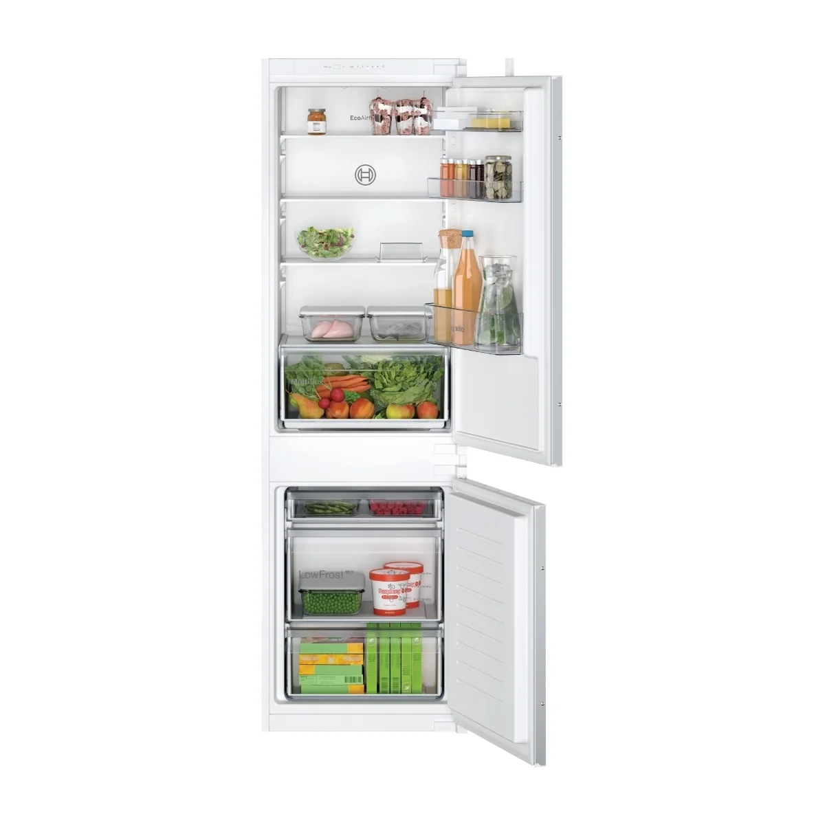 Bosch Series 2 KIV865SE0, 267 L, SN-ST, 35 dB, 4,2 kg/24h, E, Valkoinen