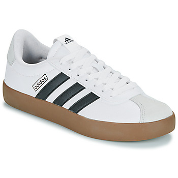 ADIDAS SPORTSWEAR Matalavartiset tennarit 'VL Court 3.0' beige / musta / valkoinen