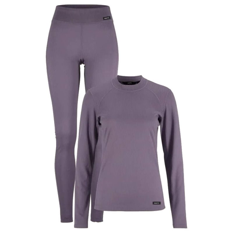 Craft Baselayer Set 2 W Plum Taupe - L