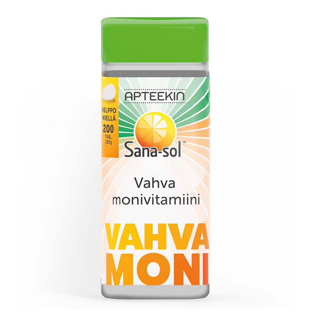 Sana-sol Vahva monivitamiini 200 tabl