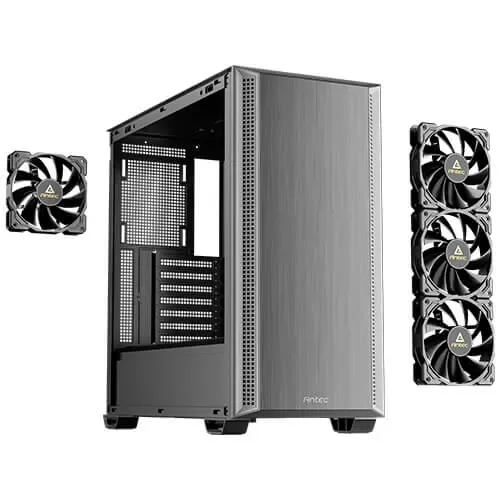 Antec P7 S - mid tower - ATX - Kotelot - Tower - Musta
