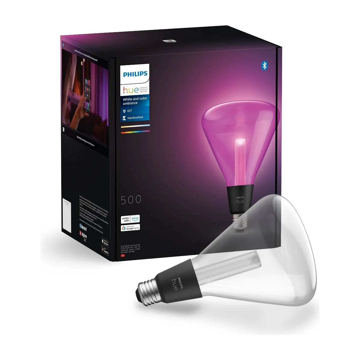 Philips Hue Lightguide E27 Triangular Bulb - 1-Pack