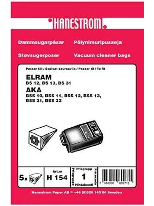 Haneström Pölypussit, paperi, 5kpl. DU12075 Vastaa: N/A