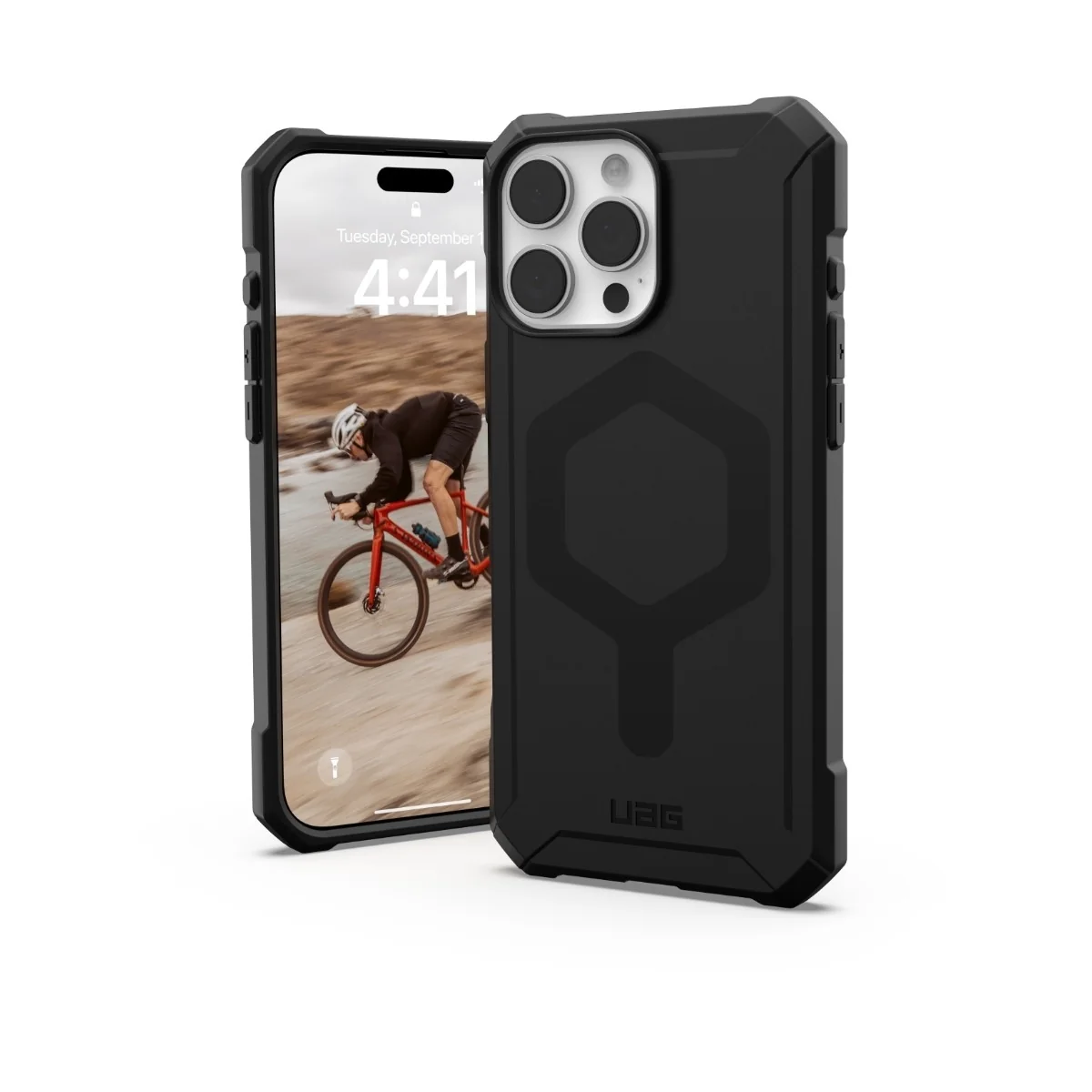 UAG iPhone 16 Pro Max Essential Armor suojakuori MagSafe, musta
