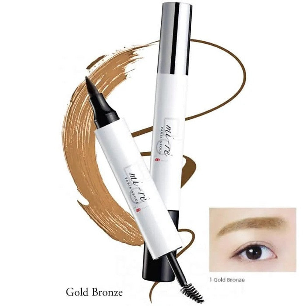 Brow Plume Perfection Bronze Gold kulmakarvaväri ja ripsiväri