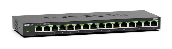 Netgear GS316v3 16-Port Gigabit Ethernet Unmanaged Essentials Switch