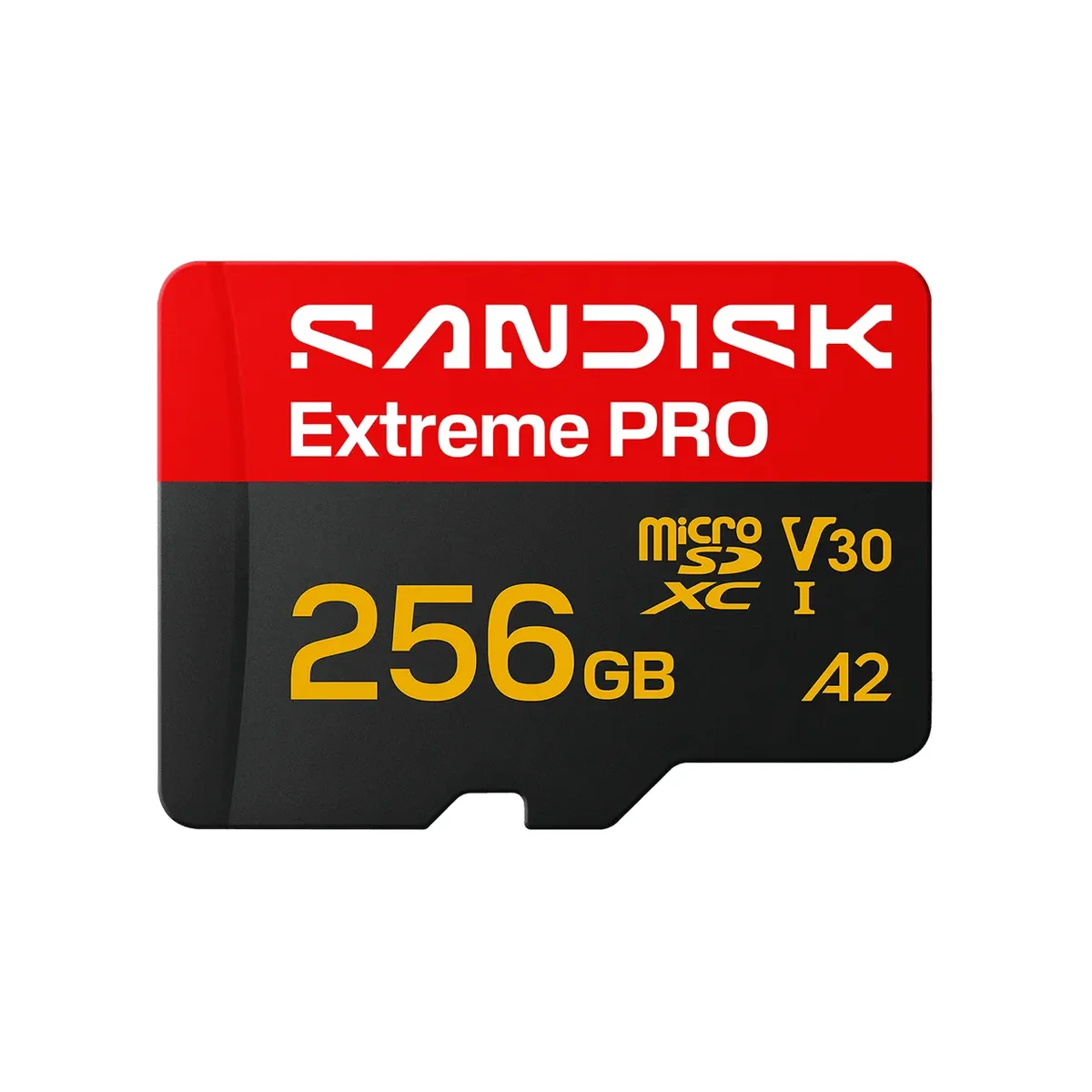 SanDisk Extreme PRO 256 Gt MicroSDXC UHS-I U3 V30 A2 -muistikortti + SD-adapteri