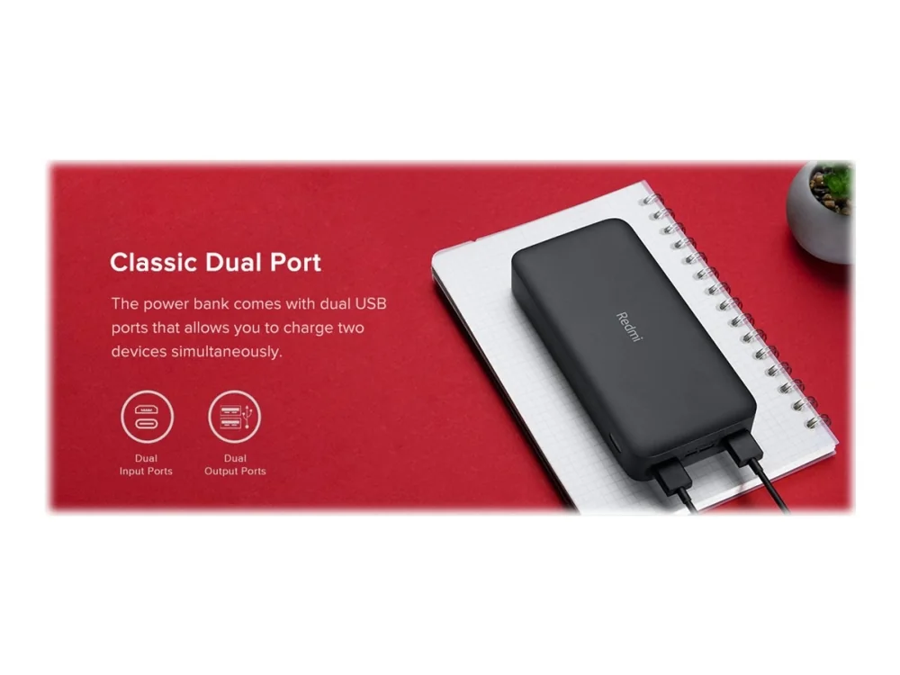 Xiaomi Redmi 18W pikalataus - 20000 mAh
