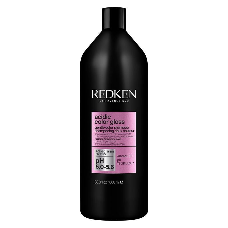 Redken Acidic Color Gloss Shampoo ilman sulfaatteja parantaa värisi kirkkautta 1000 ml
