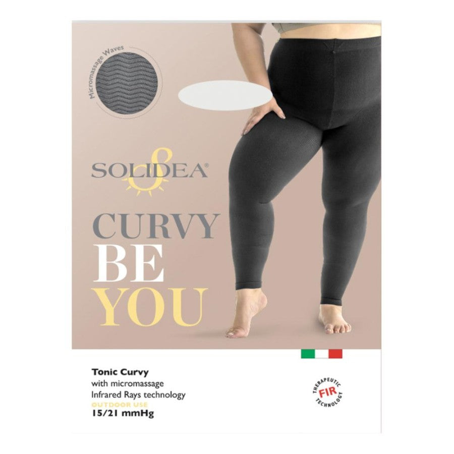 Solidea Be You Bamboo Tonic Curvy -joustoleggingsit, savunväriset, 3ML-XL