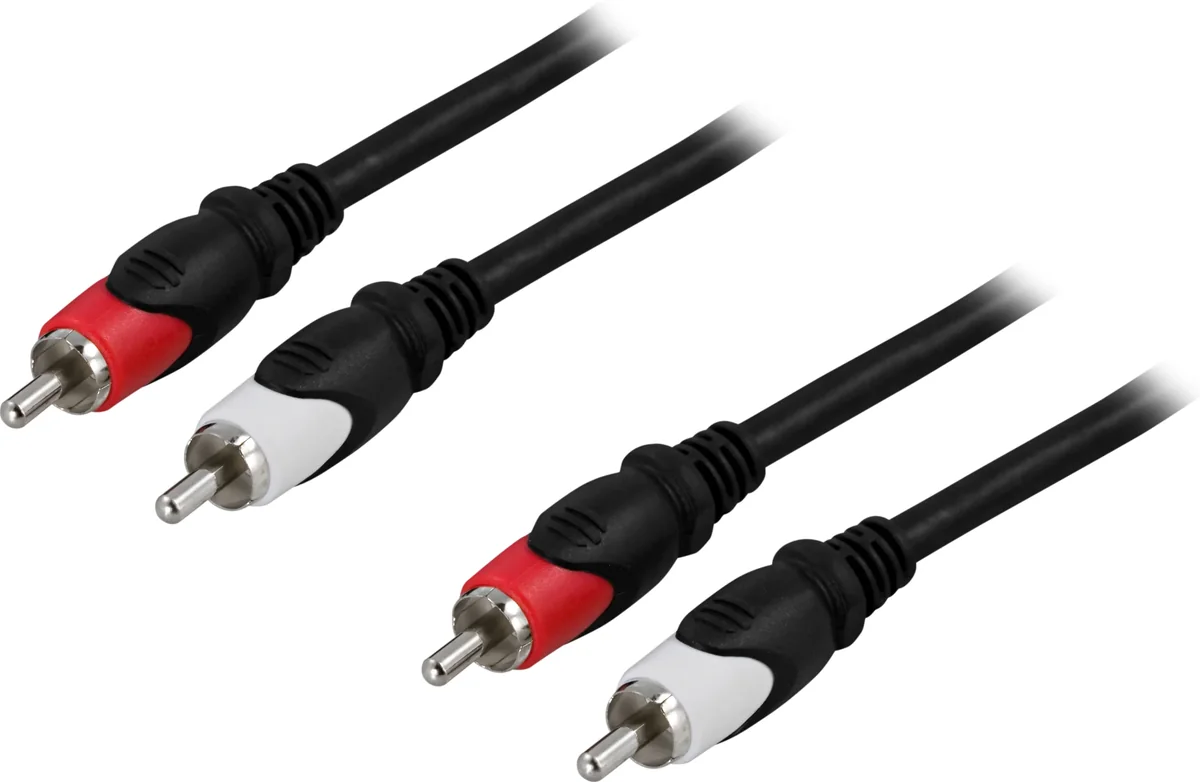 InLine 2 x RCA male - 2 x RCA male cable 5 m