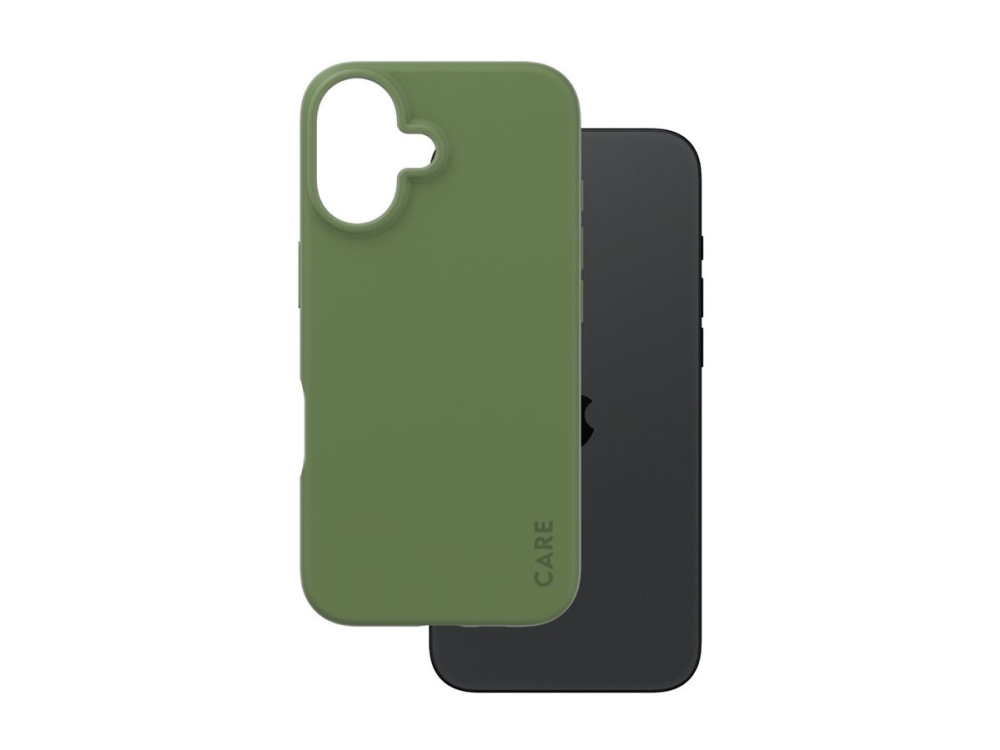 CARE by PanzerGlass Case Fashion Green iPhone 16