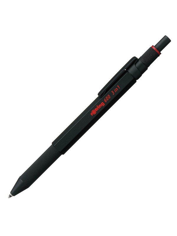 Rotring 2164108, Kahdeksankulmainen, Musta, Messinki, Musta, Sininen, Punainen, Terästä, 0,5 mm