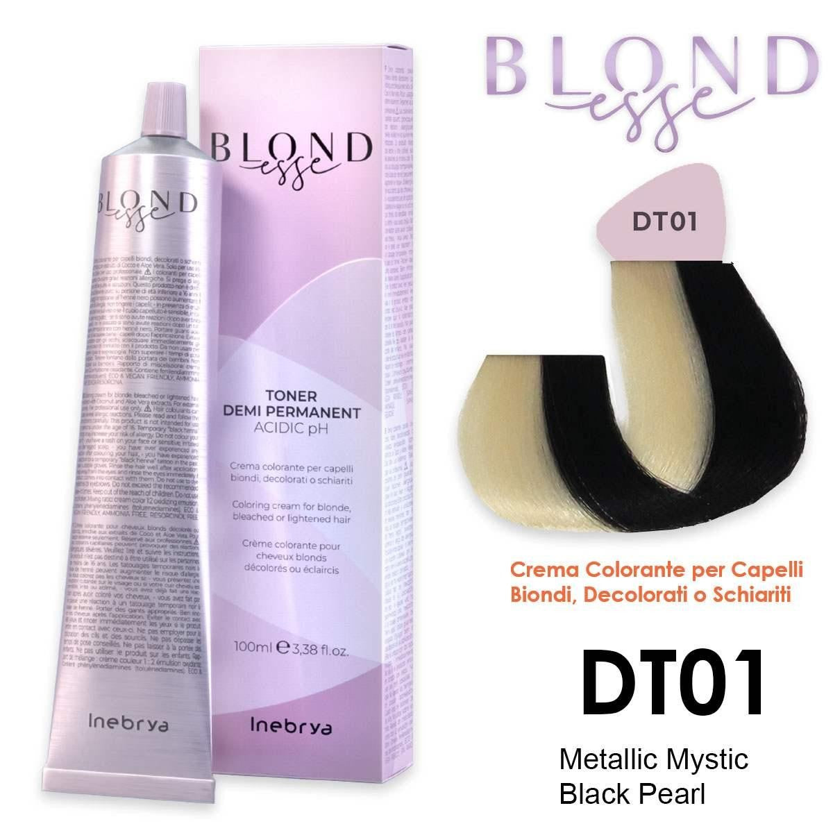 Inebrya blondesse metallinen mystinen musta helmi 100ml