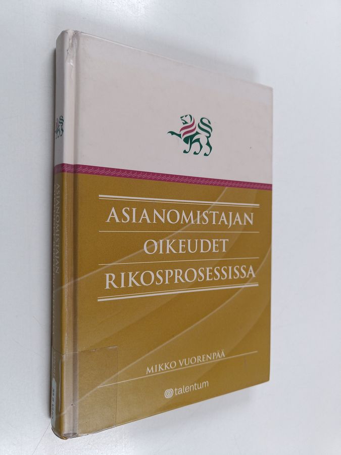 Asianomistajan oikeudet rikosprosessissa
