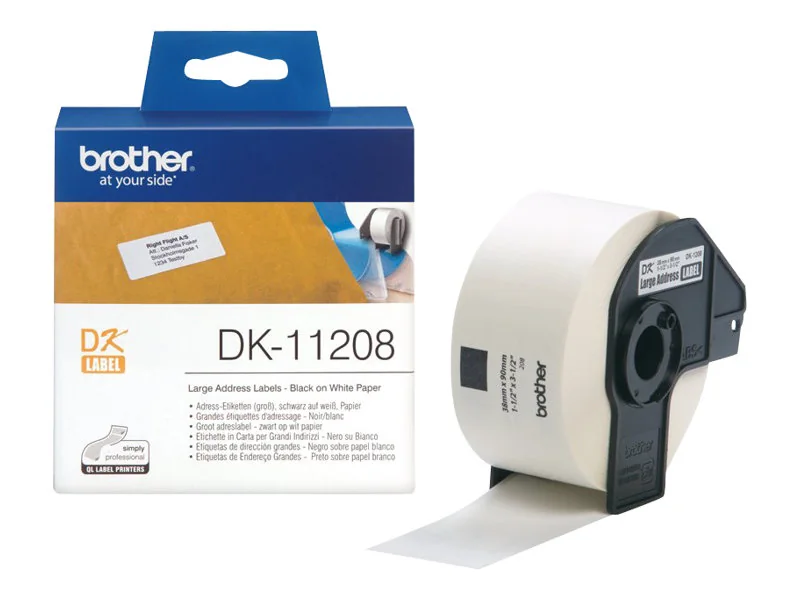 BROTHER DK11208 LARGE ADDRESS LABELS