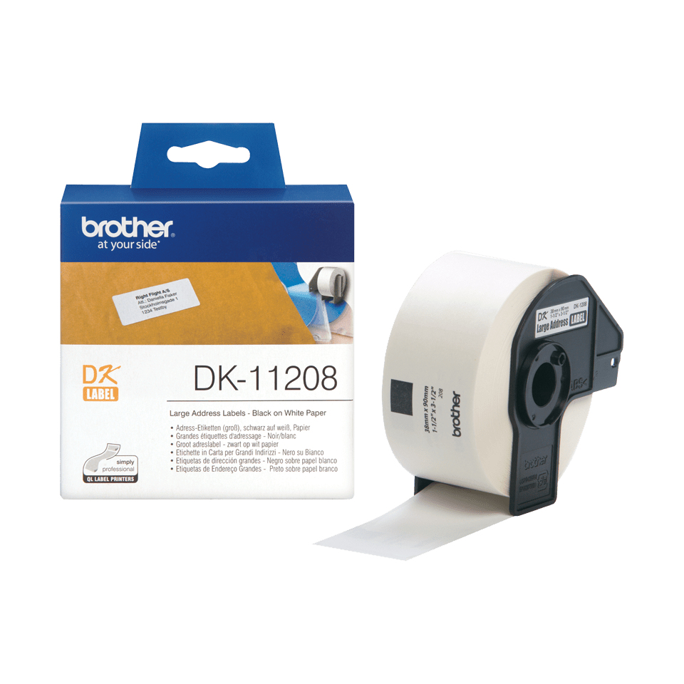 BROTHER DK11208 LARGE ADDRESS LABELS