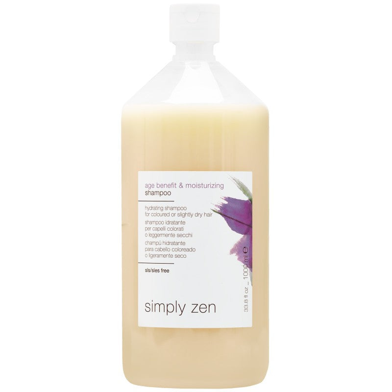 Kosteuttava shampoo hiuksille Simply Zen Ikä 1000 ml