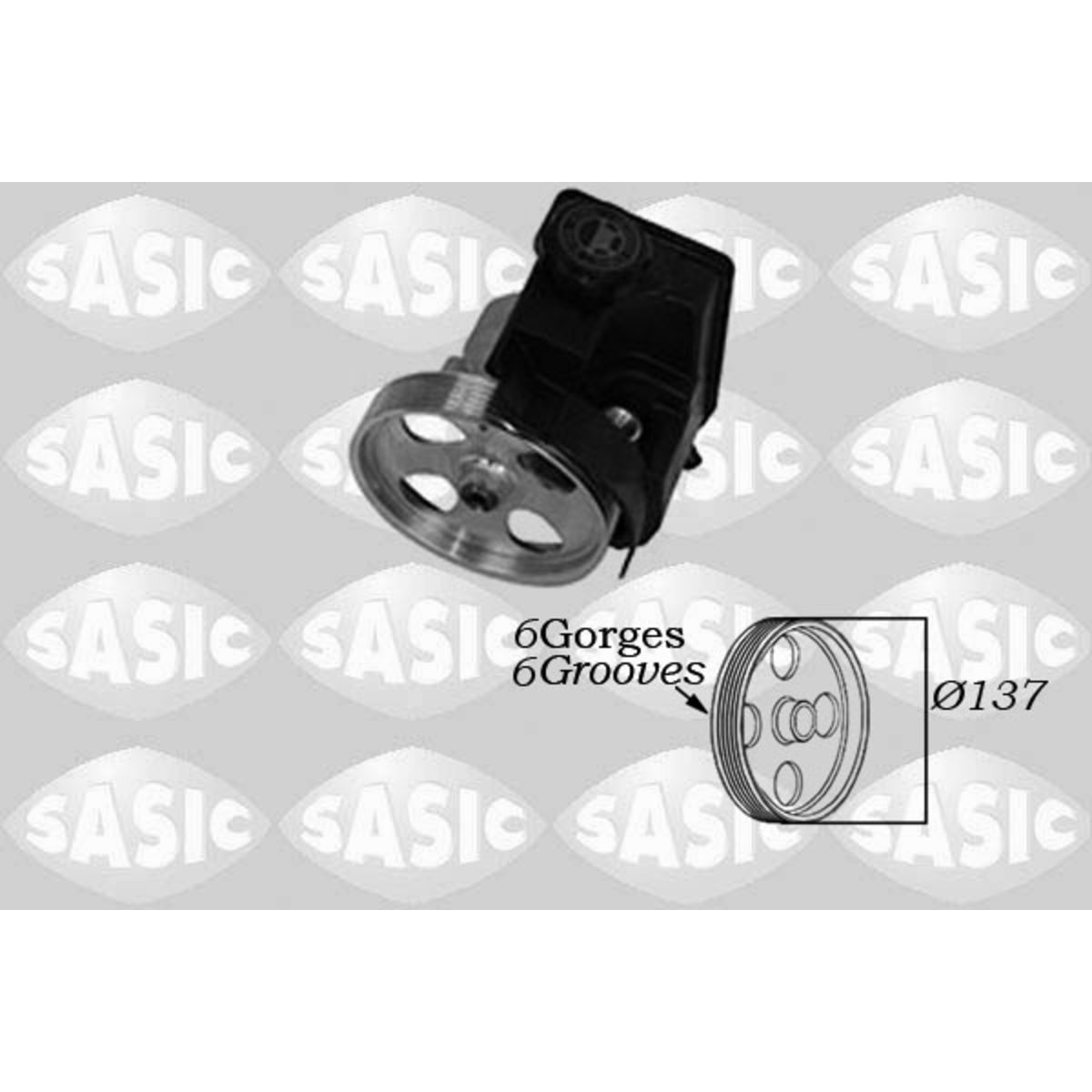 Ohjaustehostimen pumppu SASIC 7070041