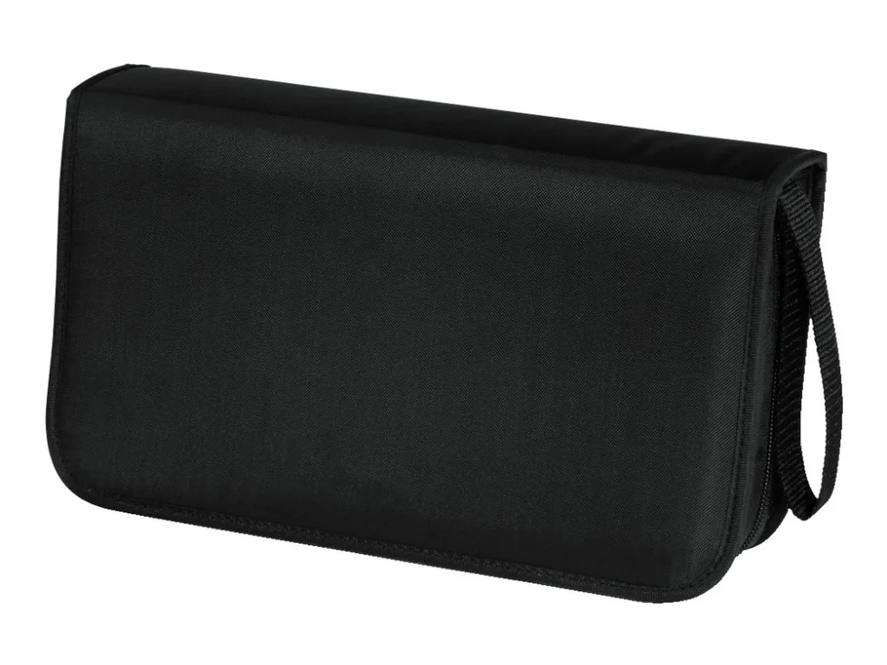 Hama CD Wallet 80 - CD/DVD-levyjen lompakko - 80 levyä - nylon - lajitelma - lajitelma