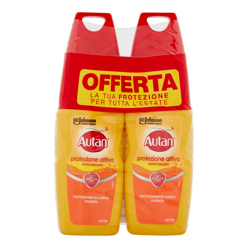 Autan Active Vapo Hyttyskarkotesuoja 100 ml + 100 ml