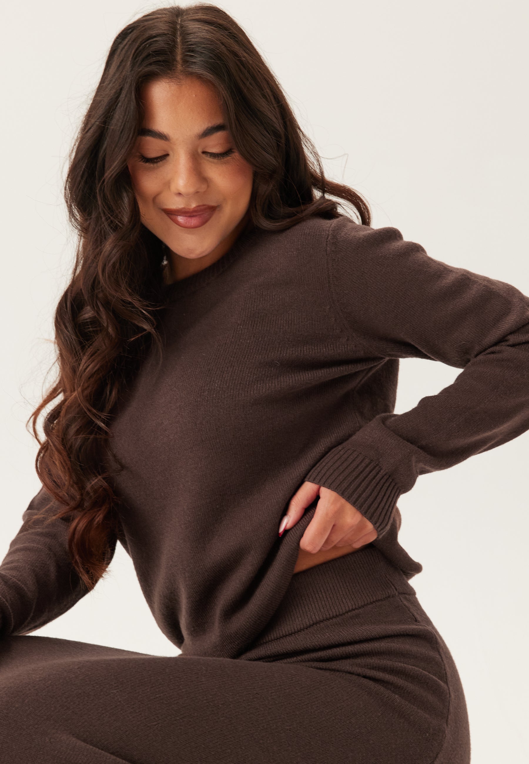 Viril O-neck L/S KNIT TOP