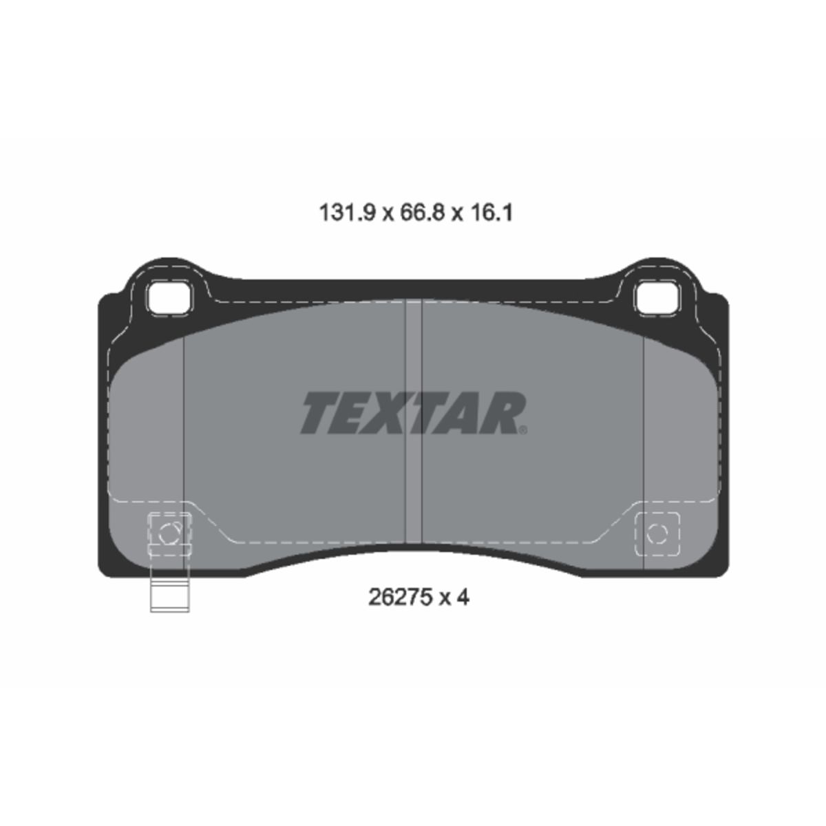 Jarrupalat, levyjarru TEXTAR 2627501
