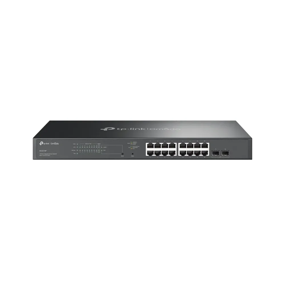 TP-Link TL-SG2218P JetStream 18-Port Gigabit Smart Switch with 16-Port PoE+ (150W)