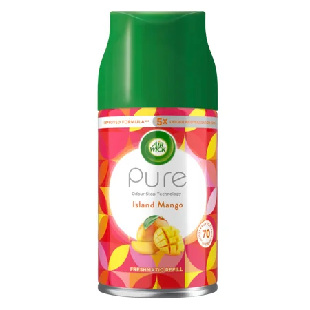 Air Wick Pure Island Mango Freshmatic Ilmanraikastimen Täyttöpakkaus - 250 ml