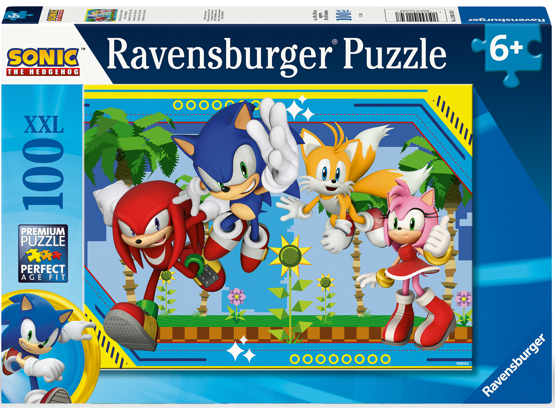 Palapelit Sonic Core 100p palaa, Ravensburger