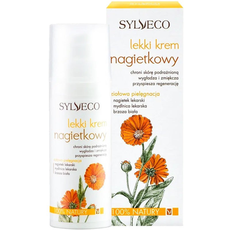 Sylveco Kevyt Calendula uudistava kasvovoide betuliinilla, 50 ml