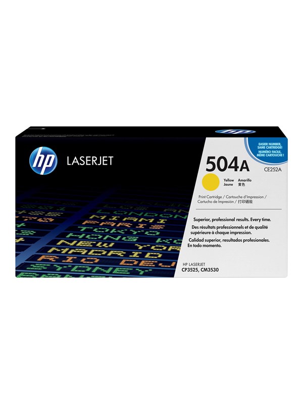 HP HP 504A Värikasetti keltainen CE252A Vastaa: N/A