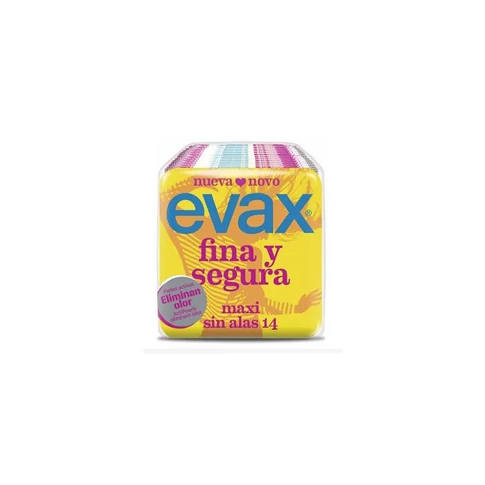 Evax Fine & Safe Maxi ilman siipiä 14 yksikköä