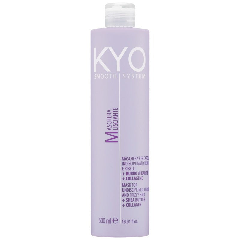Kyo Smooth System Maschera per capelli crespi 500 ml — Maschera capelli