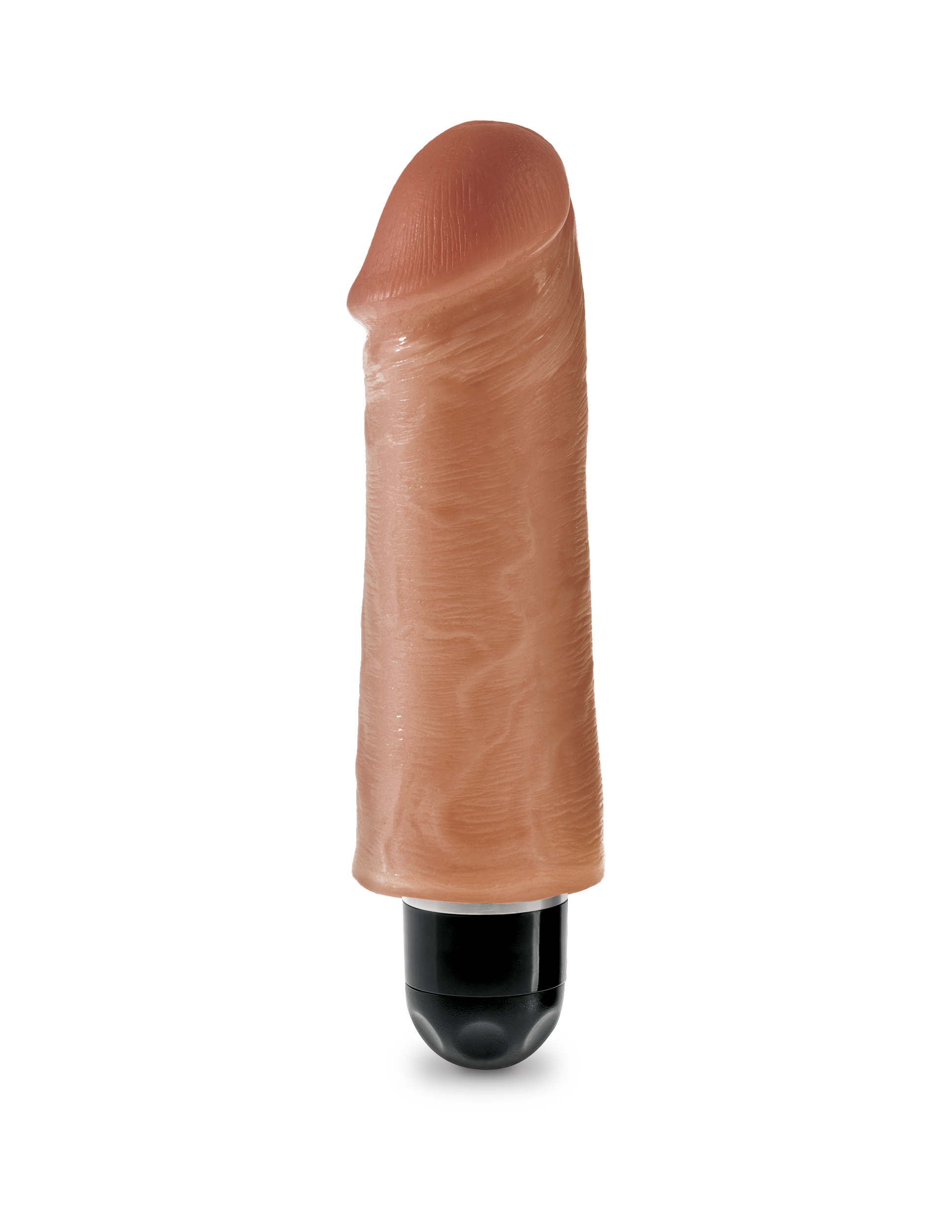 Pipedream King Cock Vibrating Stiffy Tan 13 cm Värisevä dildo