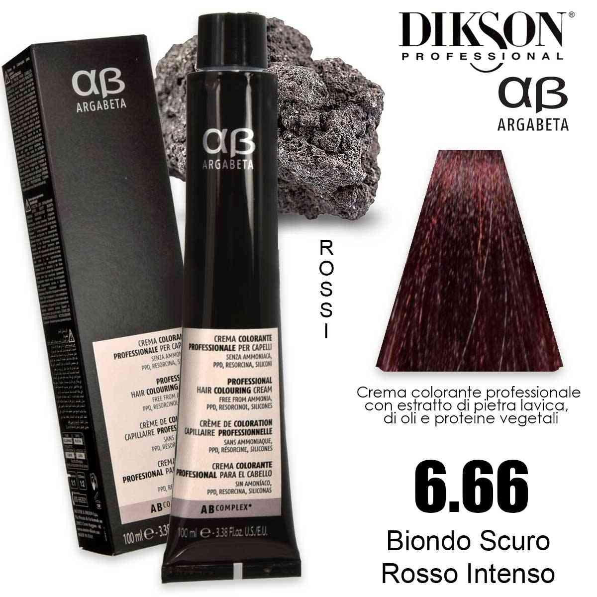 Dikson argabeta color 100 ml 6.66 tumma blondi intensiivinen punainen