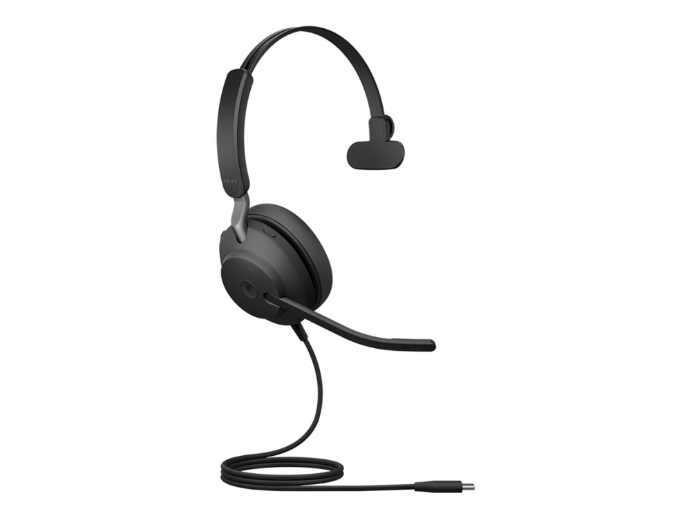 Jabra Evolve2 40 Mono Usb-c Microsoft Teams Musta