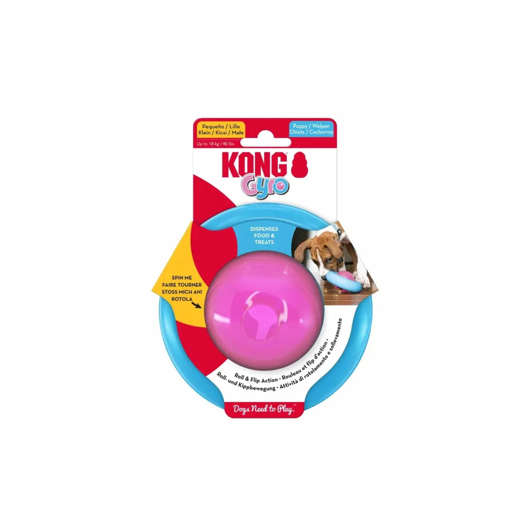 Kong Puppy Gyro - Pentujen aktivointilelu