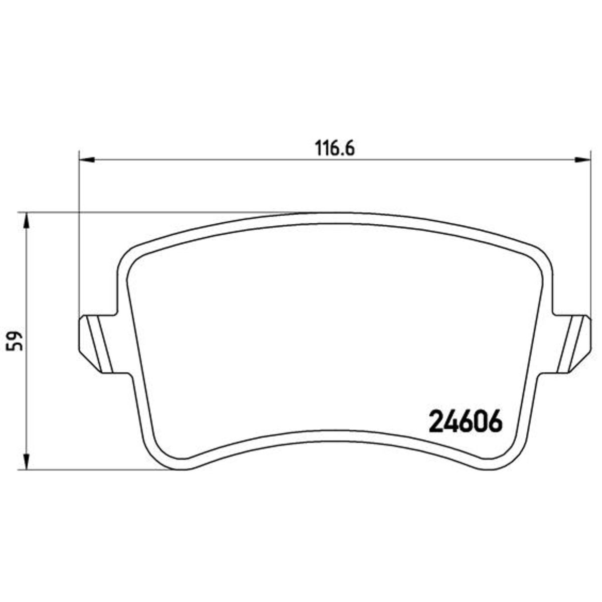 Jarrupalat, levyjarru BREMBO P 85 100X