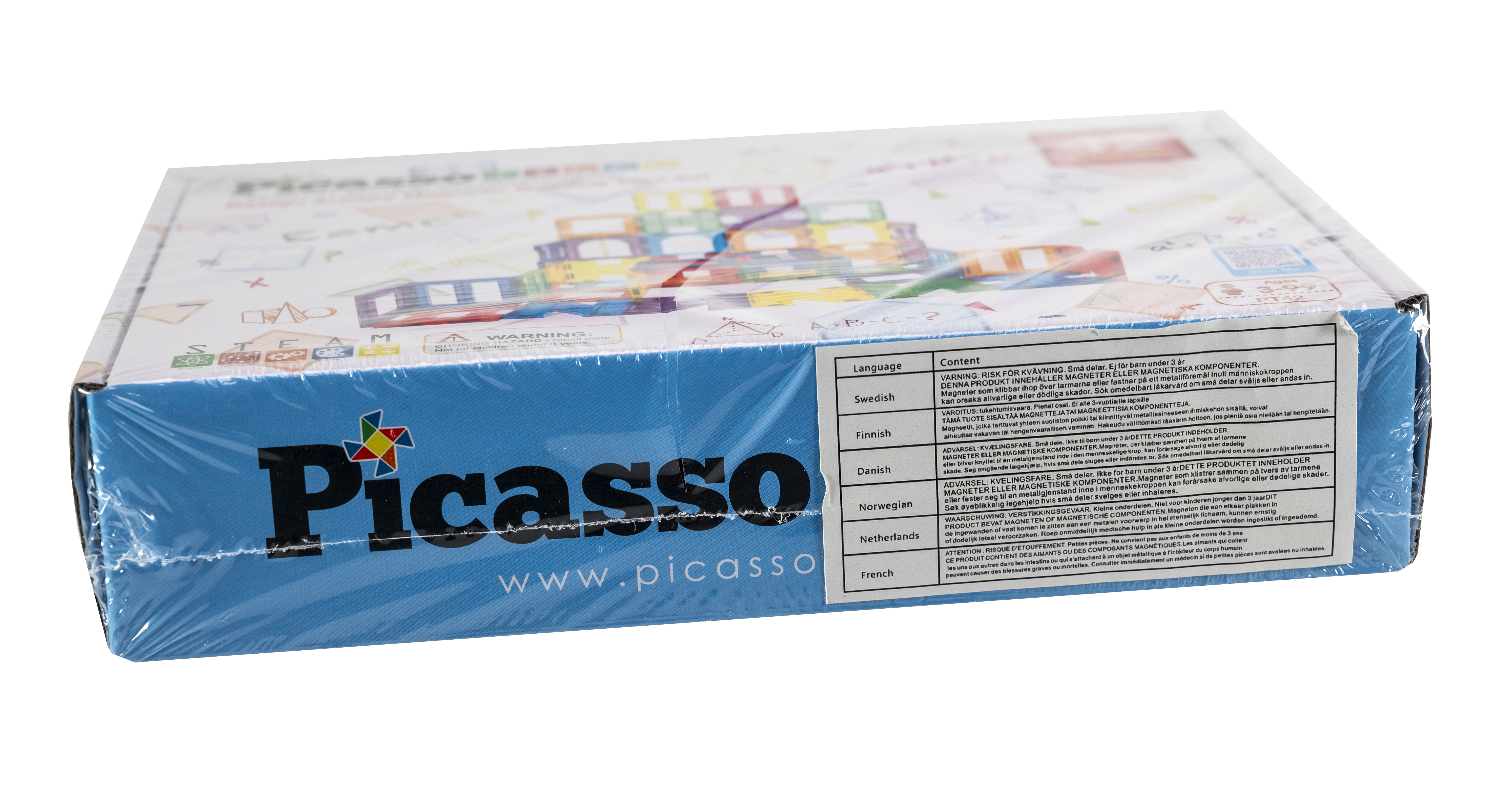 PicassoTiles Taidesarja Magneettiset Laatat setti 42 osaa