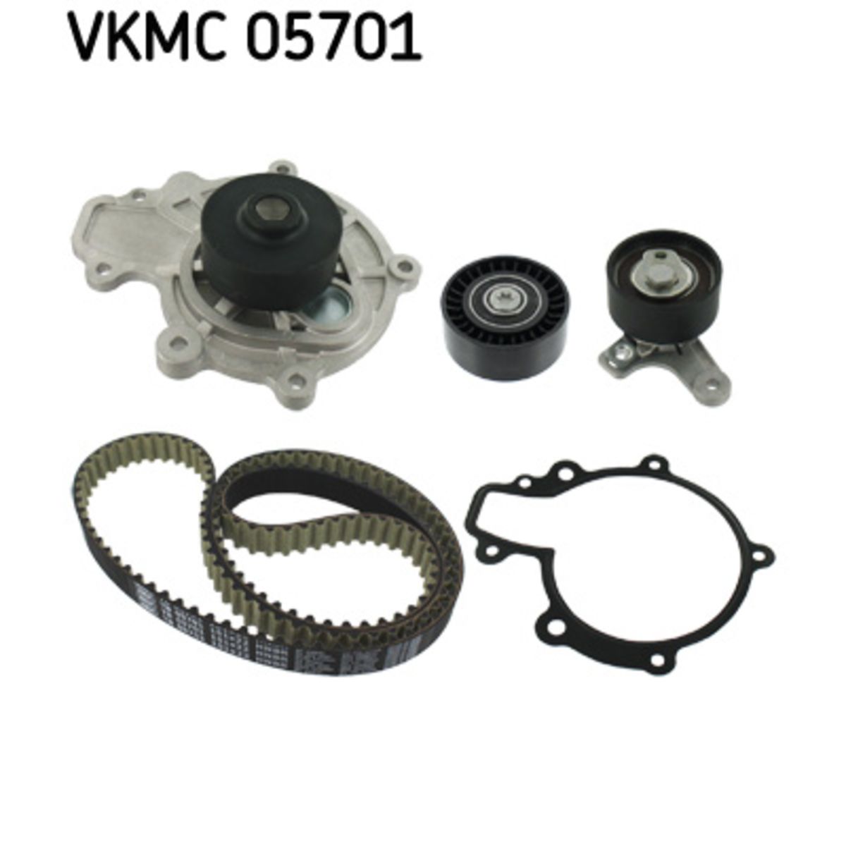 Vesipumppu + jakohihnasarja SKF VKMC 05701